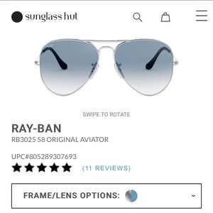 Ray-Bans Aviator Sunglasses